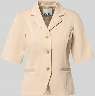 Ichi Blazer mit Viskose-Anteil Modell Kate in Beige, Gr&ouml;&szlig;e XXL