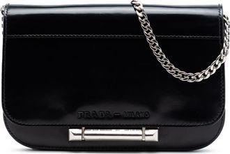 Prada Pre-owned Prada Spazzolato Leather Sybille Flap Crossbody Ladies YWUDCY7KIE2J28VZ