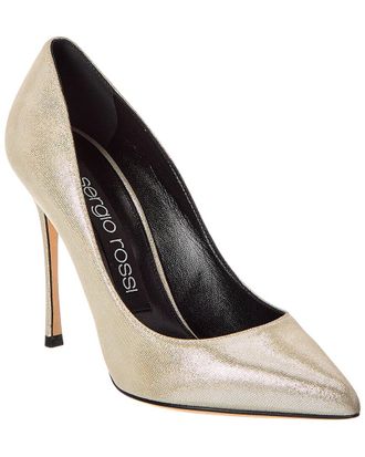Sergio Rossi Godiva 105 Techno Suede Pump