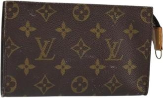Louis Vuitton Pre-owned Clutches, female, Brown, Size: ONE SIZE Pre-owned Canvas Clutch