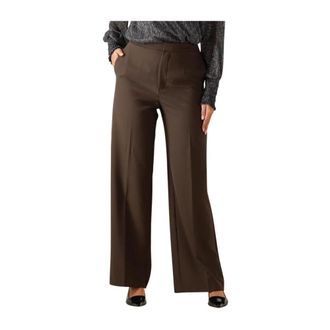 Mos Mosh MOS Mosh, Dames, Broeken, Bruin, Maat: XS Poliester