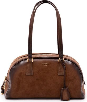 Prada Suede Bowling Bag