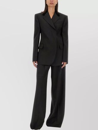Sportmax virgin wool regular-fit blazer