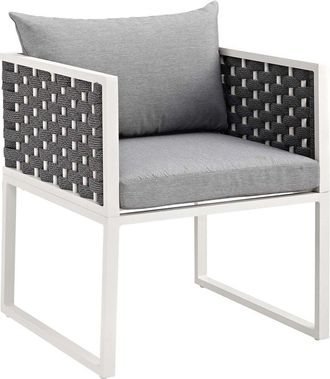 ModWay Outdoor Stance Outdoor Patio Aluminum Dining Armchair