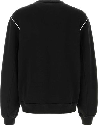 Kenzo Mens Flower Sweatshirt Black Cotton Sweater