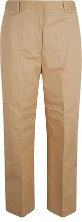 Fabiana Filippi Cotton Gabardine Wide Leg Trousers