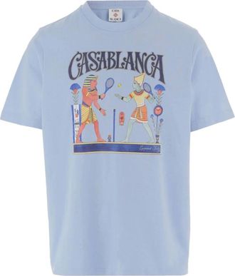 Casablanca Hombre, Camisetas, Azul, Talla: M