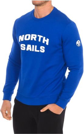 North Sails Hombre, Sudaderas, Azul, Talla: M