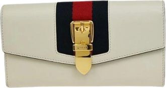 Gucci Pre-owned Wallets, female, White, Size: ONE SIZE Pre-owned Vintage Wallet