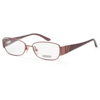 Guess Womens Oval Glasses In Brown