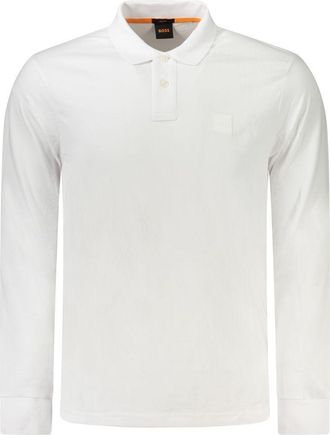 HUGO BOSS Bianco Cotton Mens Mens Polo