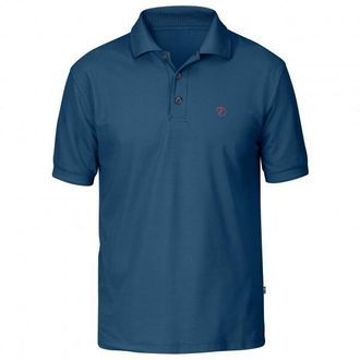 Fj&auml;llr&auml;ven Crowley Piqu&eacute; Shirt Polo-Shirt f&uuml;r Herren | blau