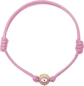 Nialaya Armband met boos oog detail - Goud