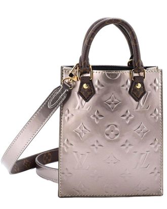 Louis Vuitton Metallic Monogram Vernis & Monogram Canvas Petit Sac Plat