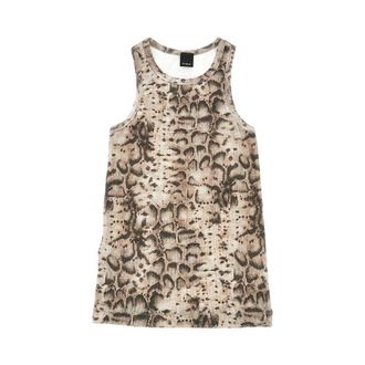 Pinko Animalier print ribbed tank top Woman XS