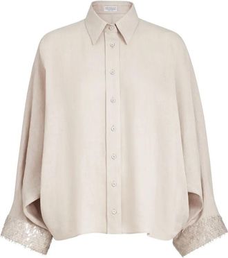 Brunello Cucinelli Trapeze Denim Shirt