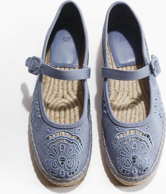 H&M Espadrilles - Hellblau