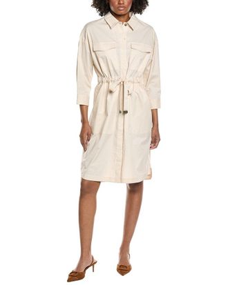 PESERICO Drawstring Shirtdress