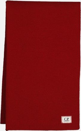 C.P. Company Mens Re-Wool Knit Scarf - Red - Size: UNI