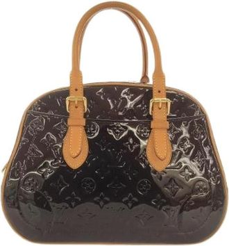 Louis Vuitton Pre-owned Handbags, female, Purple, Size: ONE SIZE Pre-owned Vernis Summit Drive Bag