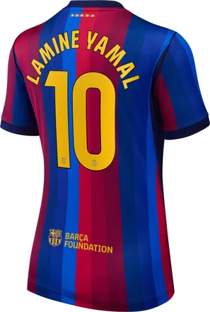 Nike Lamine Yamal FC Barcelona 2026/27 Stadium Home Nike Womens Dri-FIT Soccer Jersey in Red | NN204353837-FCB