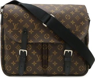 Louis Vuitton Black Brown Monogram Monogram Macassar Monogram Shoulder Bag (Pre-Owned)