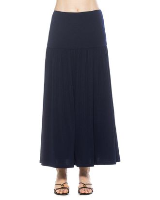Alexia Admor Aven Dropped Waist Long Skirt