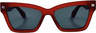 Off-white Zonnebril - Dames - Zonnebrillen - Rood - ONE Size - Accessoires