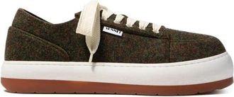 Sunnei Dreamy Felt Sneaker - Heren - Sneakers - Groen - 43 EU - Polyester - Schoenen