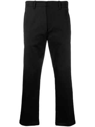 Opening Ceremony slim-cut cropped trousers - men - Cotton/Cotton/Polyester/Spandex/Elastane/Viscose - 46 - Black