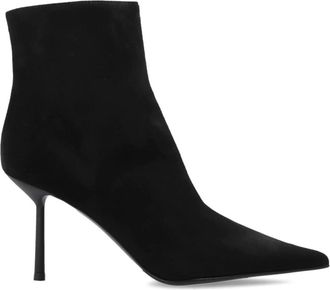 Le Silla Bella Su&egrave;de Enkellaarsjes met Hak - Dames - Laarzen met Hak - Zwart - 40 EU - Su&egrave;de - Schoenen