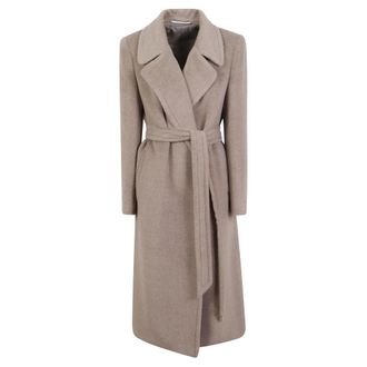 Tagliatore Molly Jas - Dames - Mantels - Beige - Maat: M Zijde