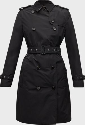 Burberry Kensington Double-Breasted Trench Coat