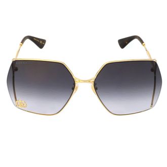 Gucci Grey Square Ladies Sunglasses GG0817S 006 65