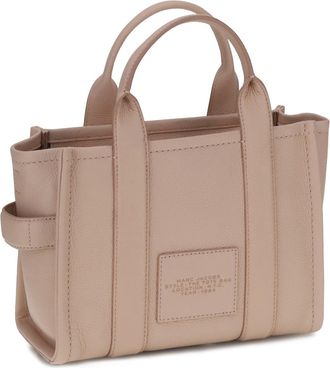 Marc Jacobs Womens Tote Handbag Rose Leather Calf Handbags Hand Bags