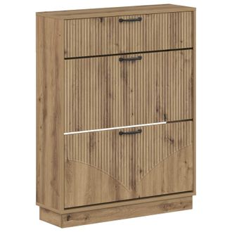 vidaXL Armario Zapatero Hoorn 78 X 24 X 100 Cm Madera De Ingenier&iacute;a Vidaxl