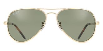 Ray-Ban RB3925 Aviator Max Polarized 001/58 Mens Sunglasses Gold Size 58