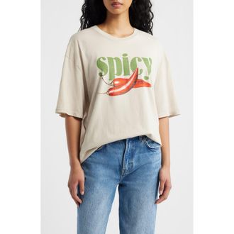 Junk Food Spicy Graphic T-Shirt in Birch at Nordstrom, Size X-Small