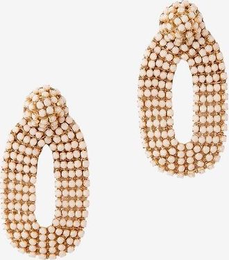 Deepa Gurnani Ohrringe aus Strass Bianca S