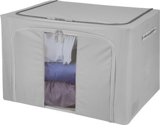 KASANOVA Scatola armadio doppia cerniera 60x42x40 cm grigio