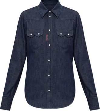 Dsquared2 Mujer, Blusas y Camisas, Azul, Talla: S