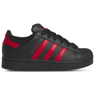 adidas Kids Originals Superstar - Boys Preschool Shoes Black/Better Scarlet/Black Size 01.0