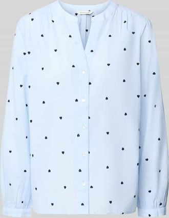 Tom Tailor Regular Fit Hemdbluse aus reiner Baumwolle in Hellblau, Gr&ouml;&szlig;e 34