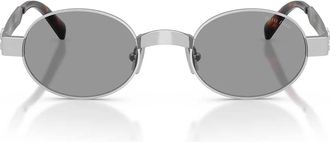 Miu Miu Sunglasses Mub51 S 21 M50 Q Silver/Gray Women