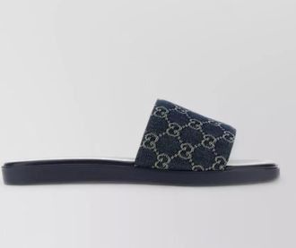 Gucci denim slides
