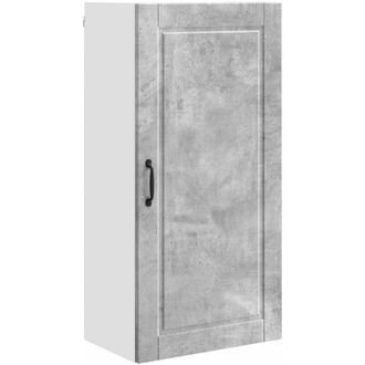 vidaXL Mueble De Cocina Con Estante Gris Concreto 50 X 31 X 100 Cm Vidaxl