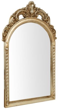 Biscottini International Espejo De Pared De Madera Acabado En Plata Antigua Hecho En Italia