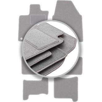 OEM Alfombrillas Gris Ceniza Para Nissan Qashqai +2 Crossover (2008-2013)
