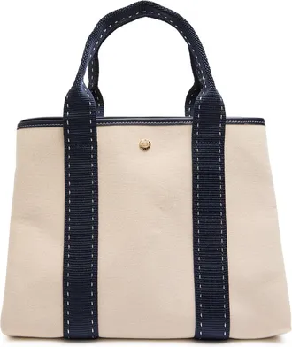 Rue de Verneuil Travers&eacute;e L Sellier Canvas Tote bag - White - One Size