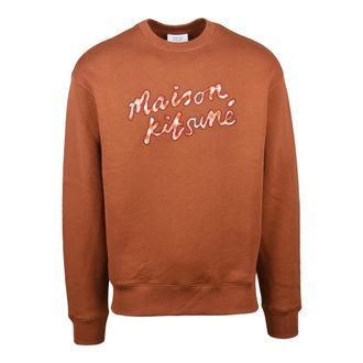 Maison Kitsun&eacute; Hombre, Sudaderas, Marr&oacute;n, Talla: M